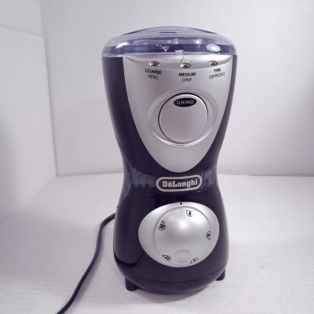 Delonghi DCG-39 Coffee Grinder Black 4-12 cup capacity coarse medium espresso